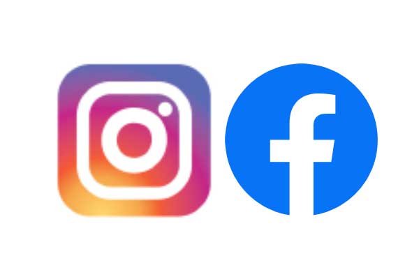 Facebook och Instagram logo