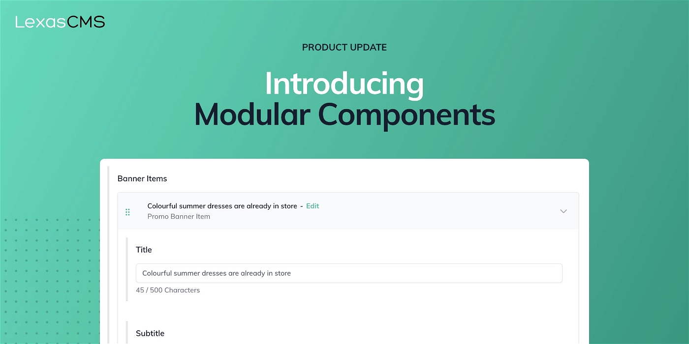 Cover for Introducing Modular Components