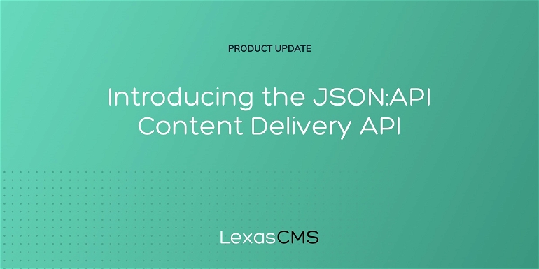 Cover for Introducing the JSON:API Content Delivery API