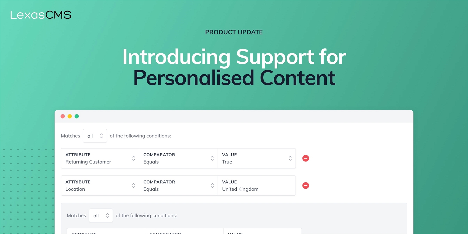 Cover for Introducing Support for Personalised Content