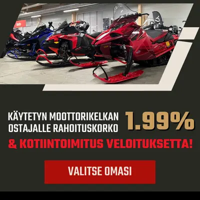 Moottorikelkat tarjous, ilmainen kotiintoimitus, rahoitustarjous