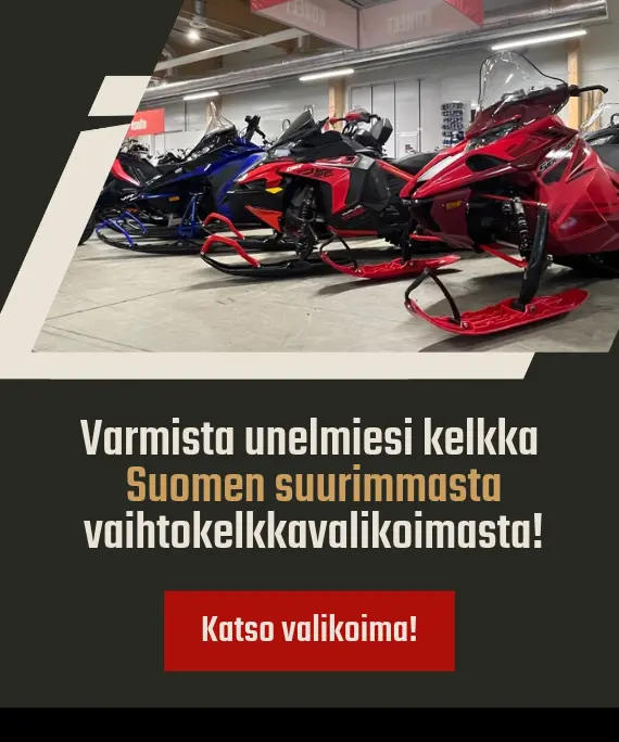 tarvike.com suomen suurin vaihtokelkkavalikoima. rivissä käytettyjä moottorikelkkoja