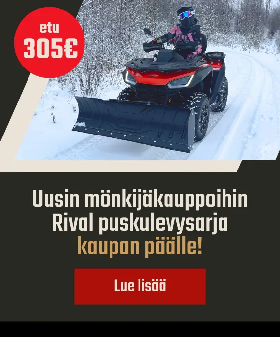 mönkijä kampanja puskulevy kaupan päälle